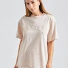 Affection Worn Tee Lt Pink