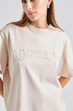 Affection Worn Tee Lt Pink