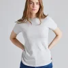 Agnes Tee Grey Melange
