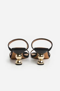 Ali Leather Snake Black