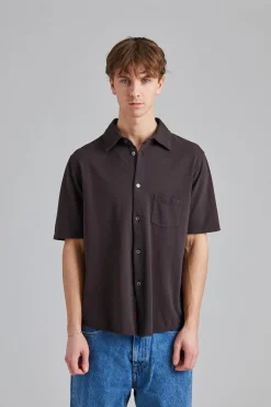 Analog Shirt Deep Brown Piquet