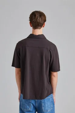 Analog Shirt Deep Brown Piquet