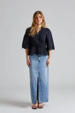 Ankle Column Skirt Please Hold