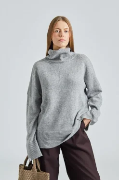 Anna TN Sweater Grey Melange