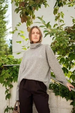 Anna TN Sweater Grey Melange