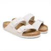 Arizona Suede Leather Antique White