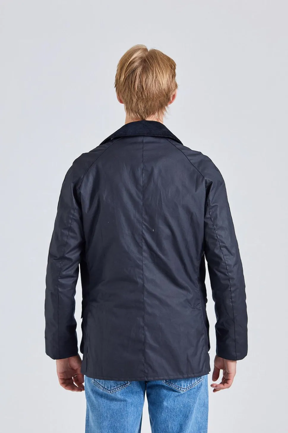 Ashby Wax Jacket Navy