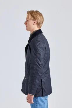 Ashby Wax Jacket Navy