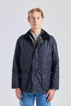 Ashby Wax Jacket Navy