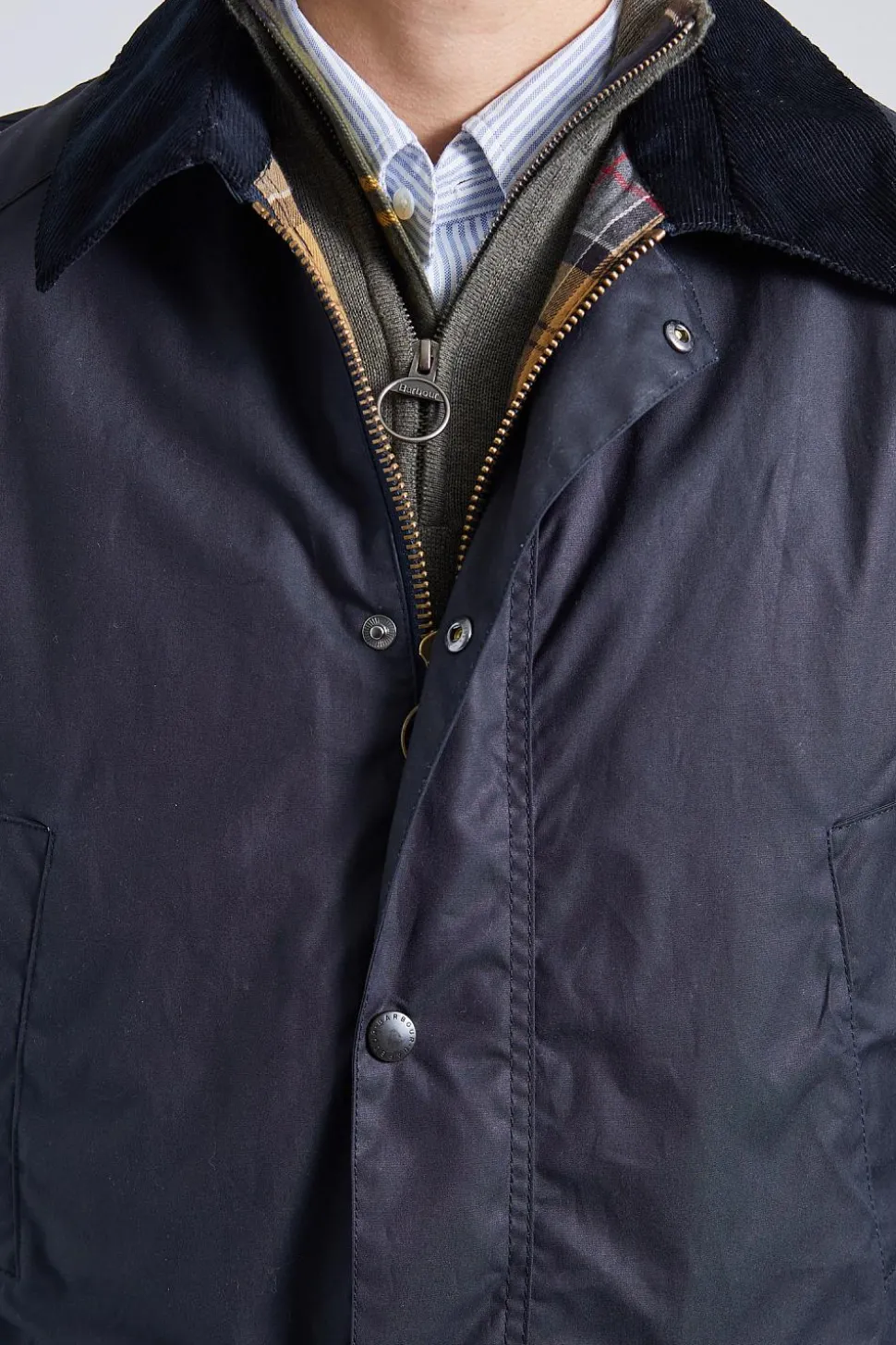 Ashby Wax Jacket Navy