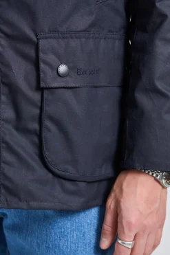 Ashby Wax Jacket Navy