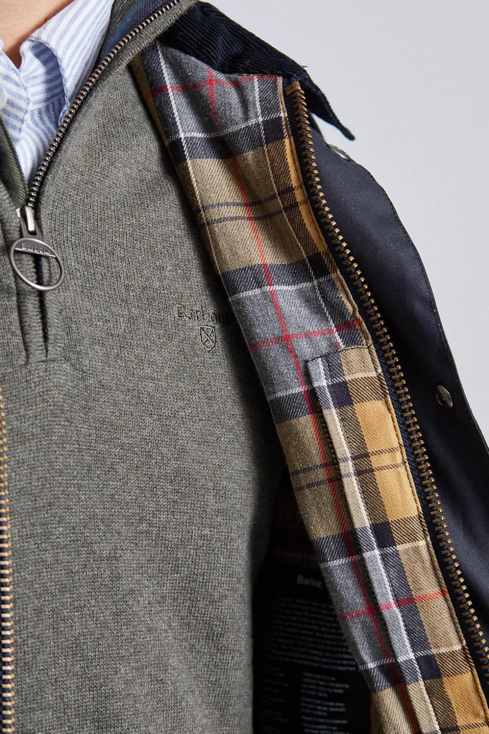 Ashby Wax Jacket Navy