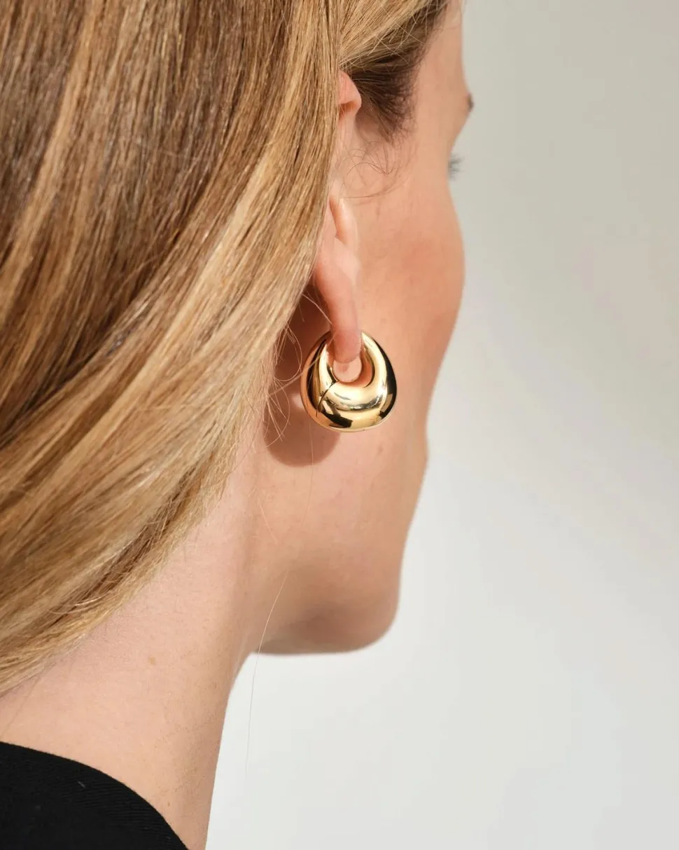 Bao Hoops Medium Gold