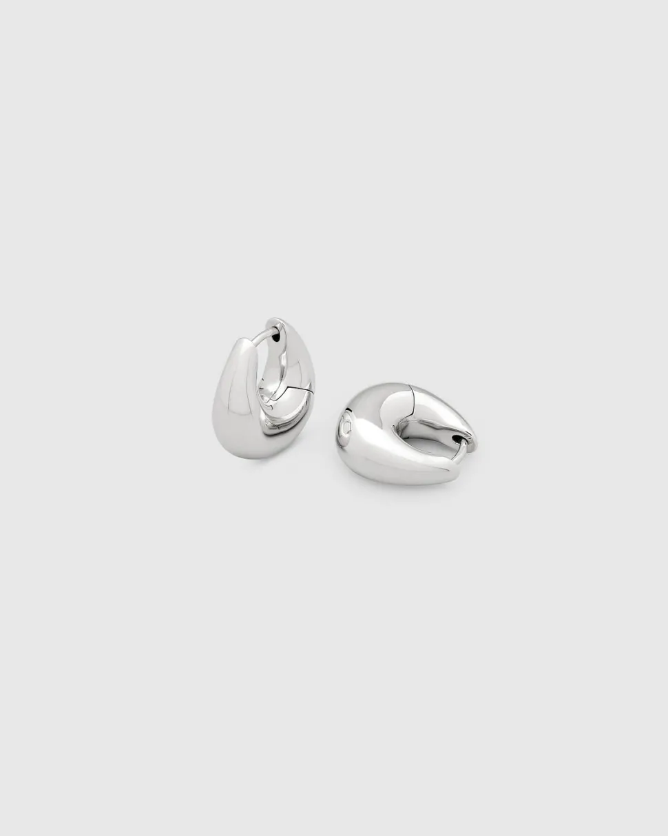 Bao Hoops Small Silver
