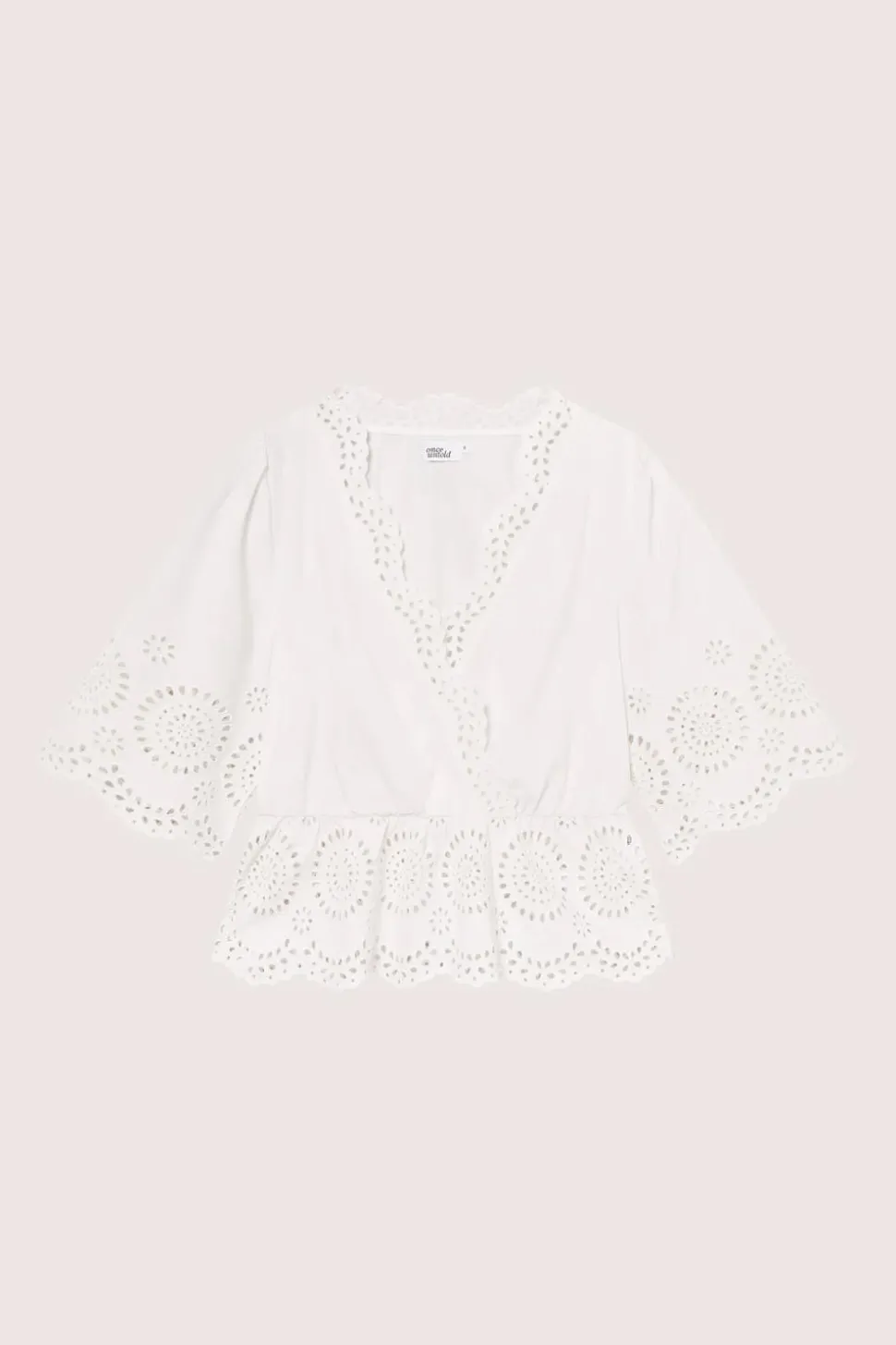 Bea V-Neck Blouse White