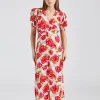 Bellavista Midi Dress Isadora Floral Red