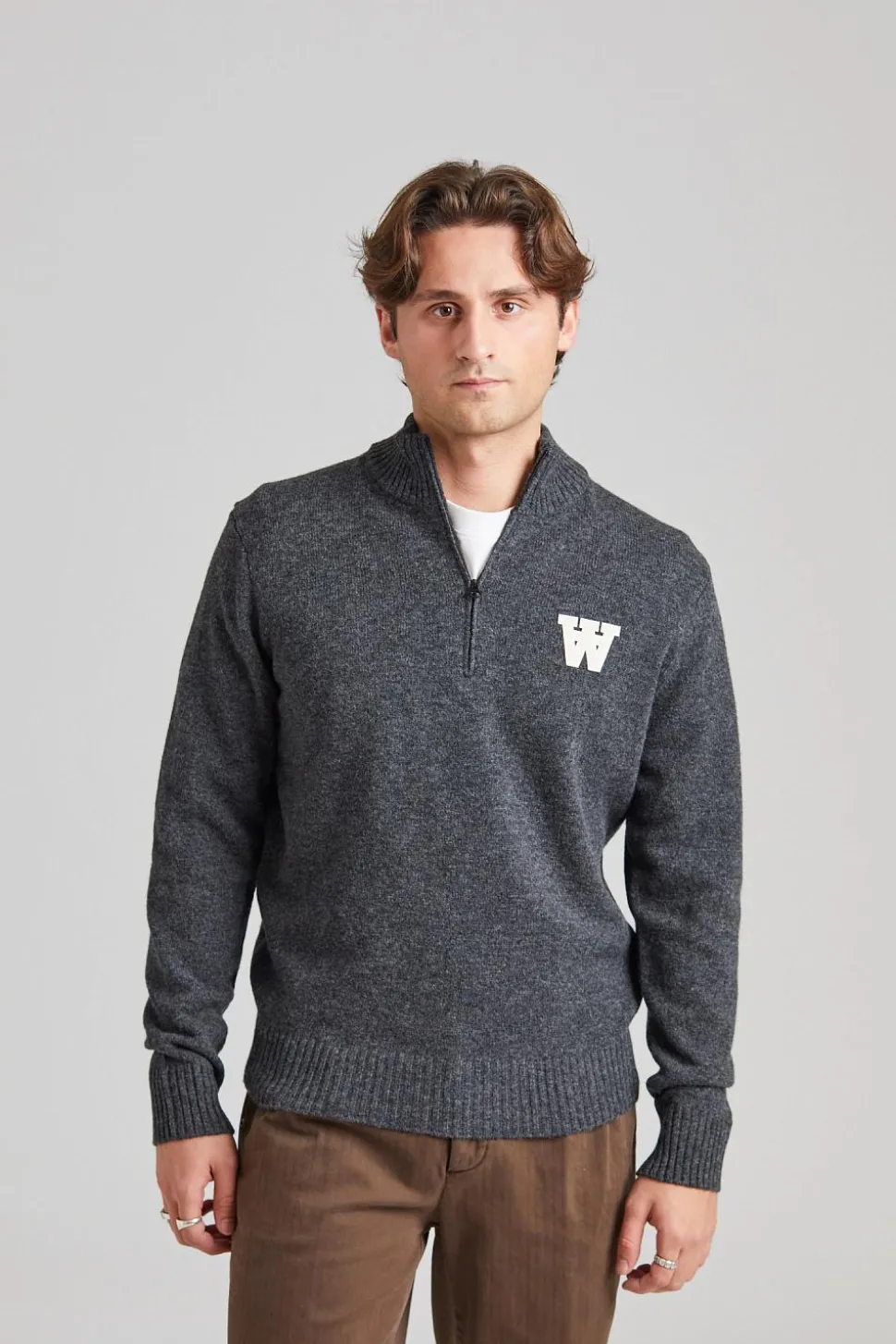 Blu AA CS Halfzip Charcoal