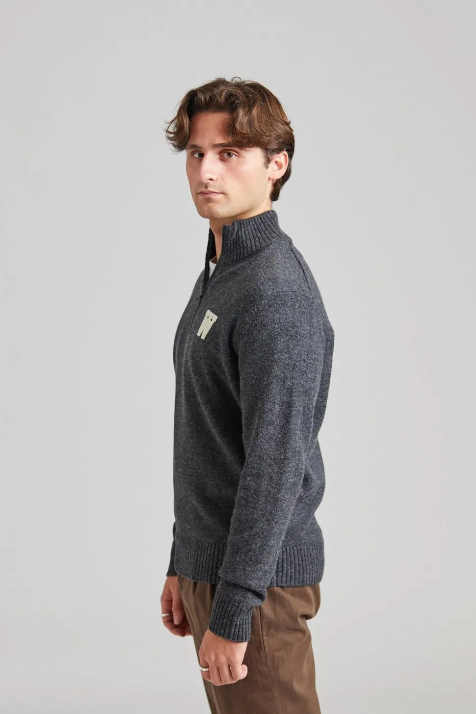 Blu AA CS Halfzip Charcoal