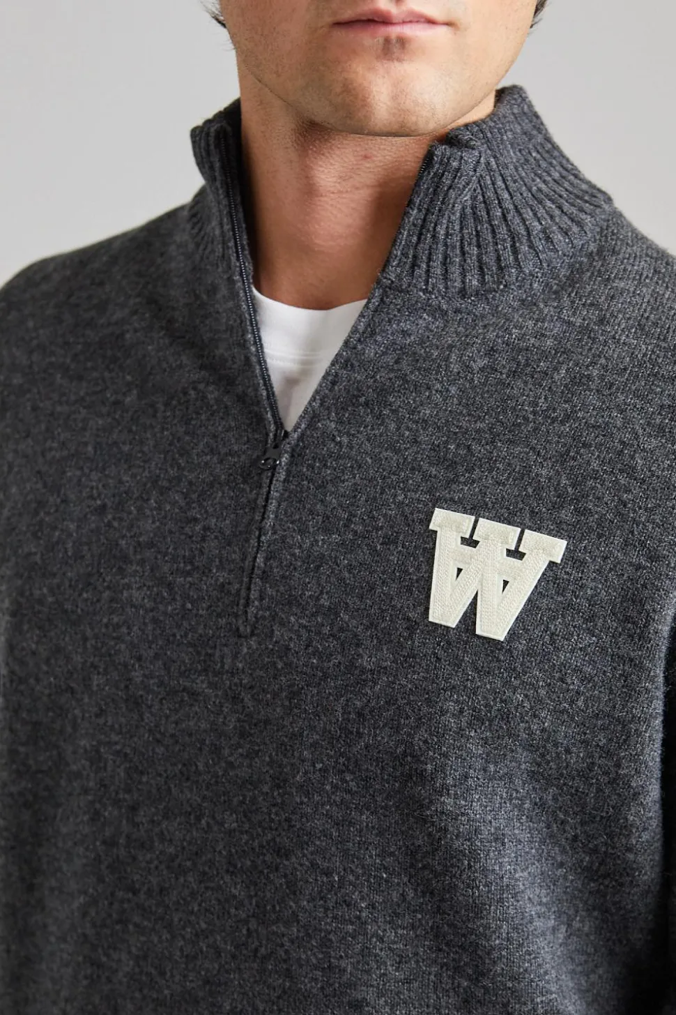Blu AA CS Halfzip Charcoal
