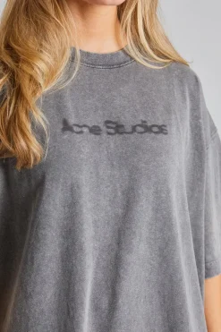 Blurred Logo T-Shirt Faded Grey FN-UX-TSHI000105