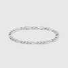 Bo Bracelet Thick Silver