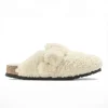 Boston Big Buckle Shearling Eggshell