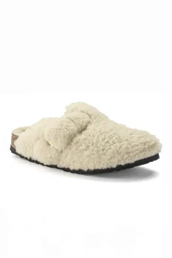 Boston Big Buckle Shearling Eggshell