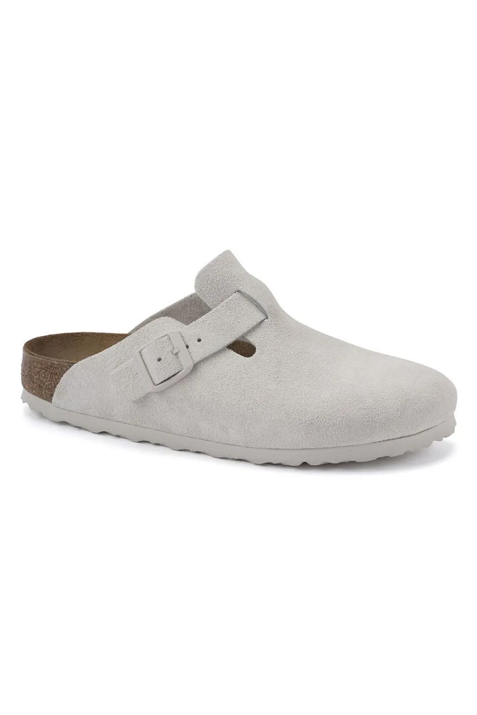 Boston Suede Leather Antique White