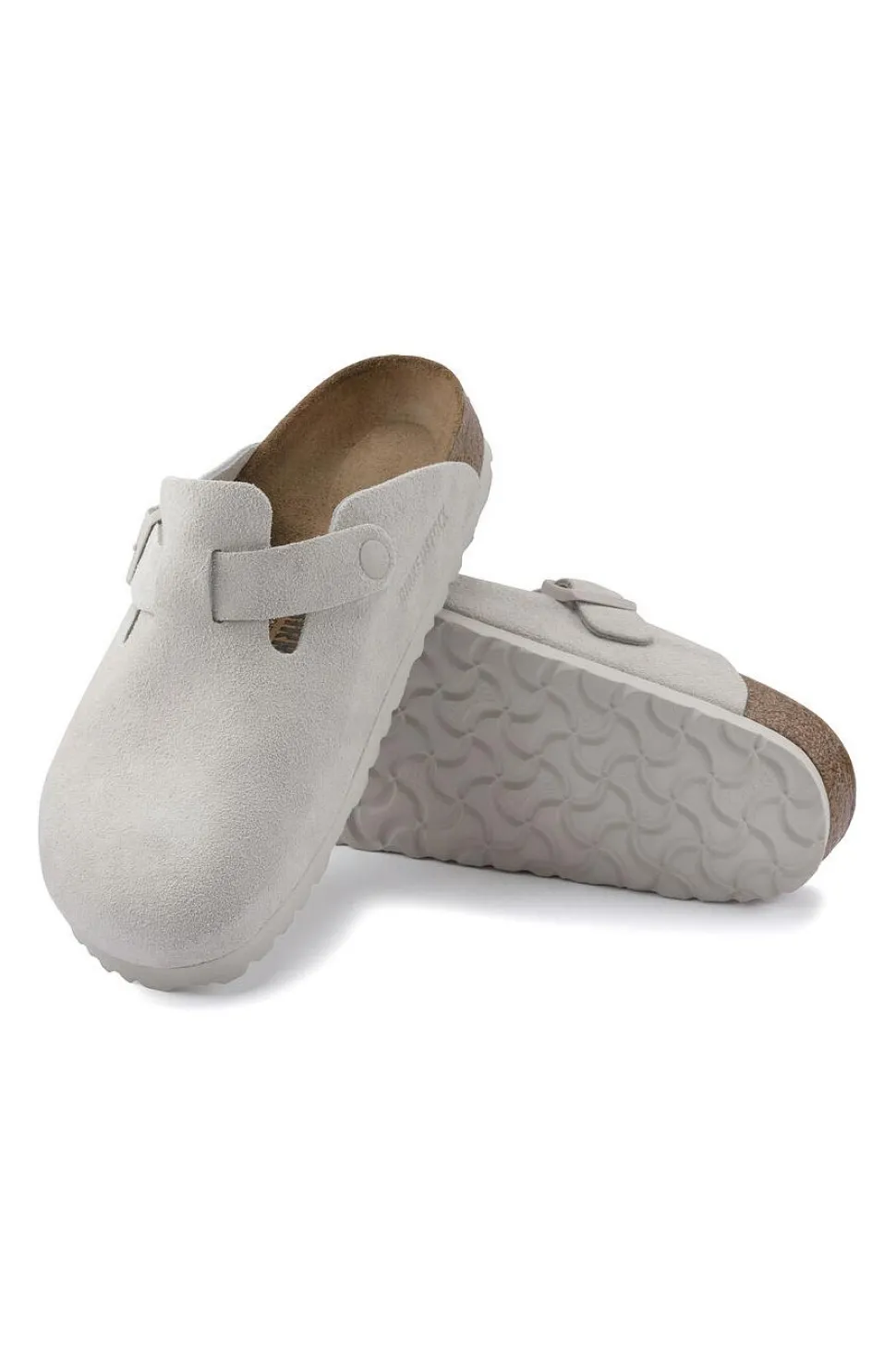 Boston Suede Leather Antique White