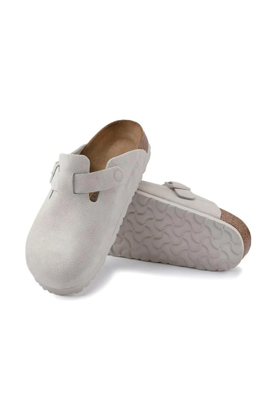 Boston Suede Leather Antique White