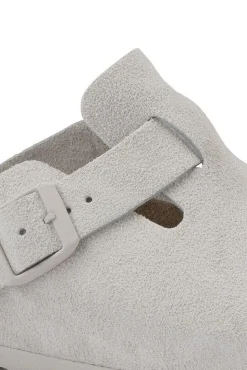 Boston Suede Leather Antique White