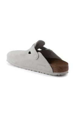 Boston Suede Leather Antique White