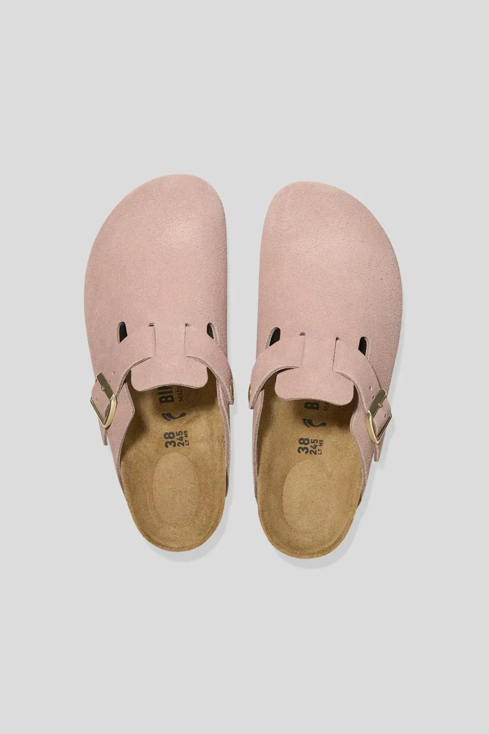 Boston Suede Leather Light Rose