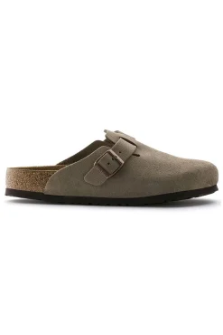 Boston Suede Leather Taupe