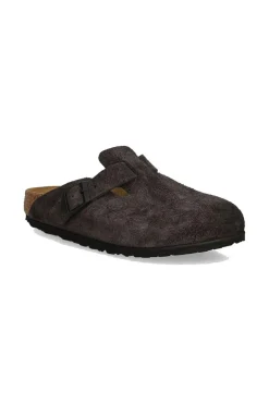 Boston Suede Leather Velvet Grey