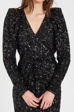 Bridget Long Dress Black