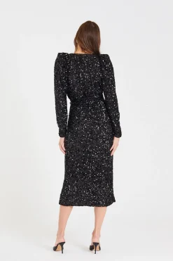 Bridget Long Dress Black