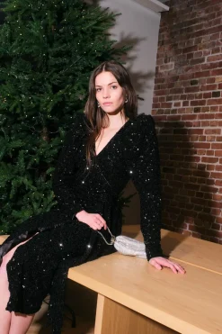 Bridget Long Dress Black