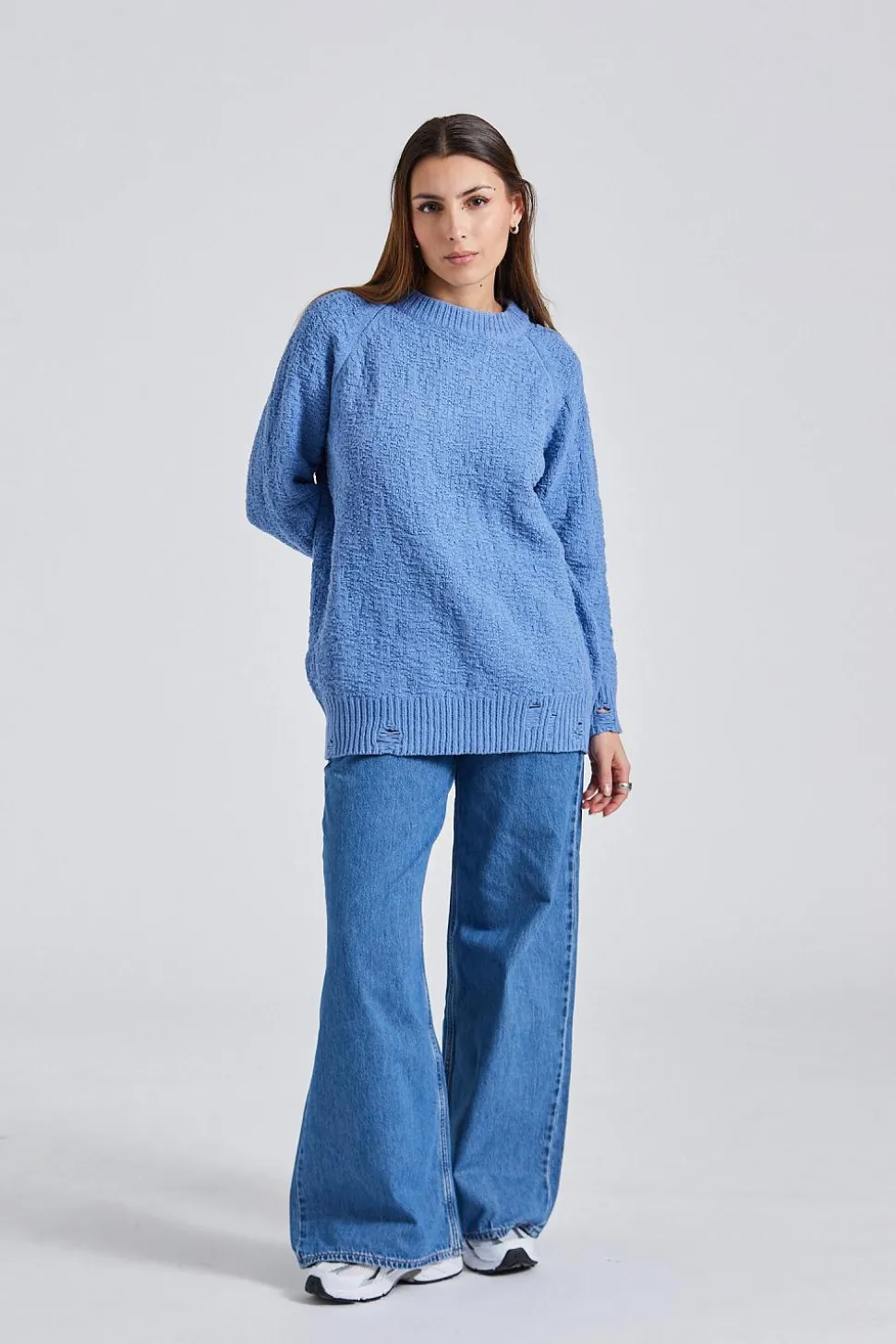 Bud Knit Sweater Lt Blue