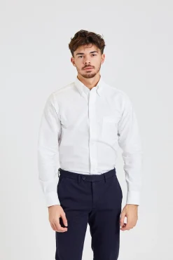 Button Down Oxford Shirt White