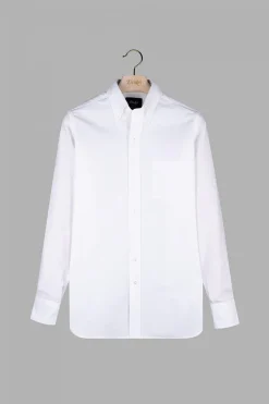 Button Down Oxford Shirt White