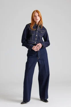 Cargo Jean Dark Indigo Rinse