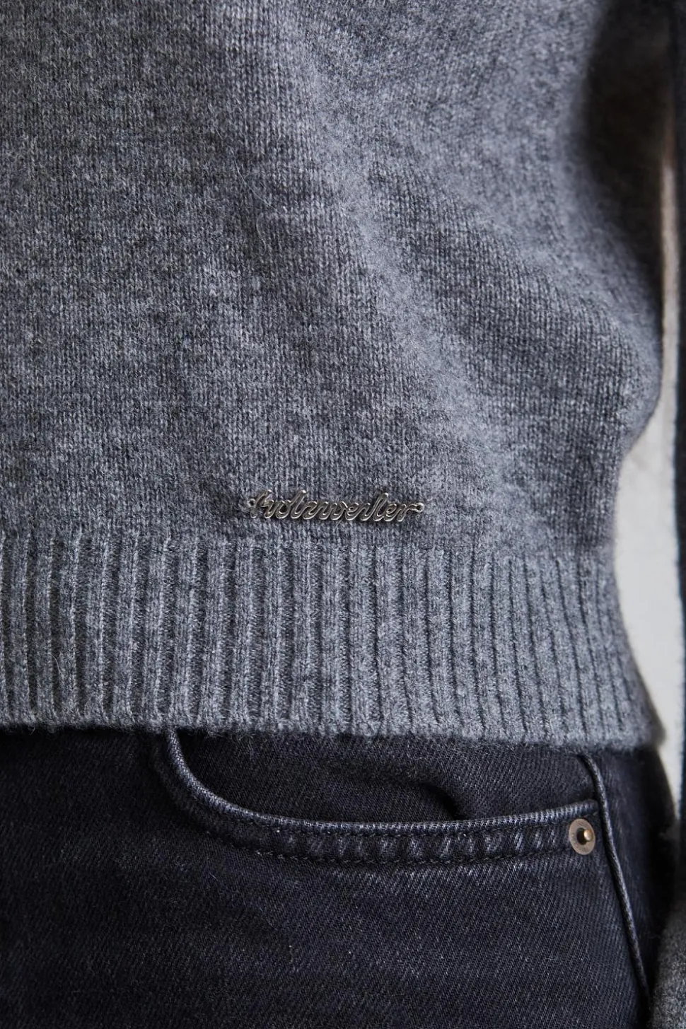 Cashmere Cardigan Dark Grey