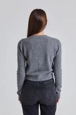 Cashmere Cardigan Dark Grey