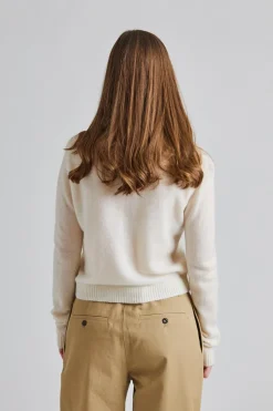 Cashmere Cardigan Ecru
