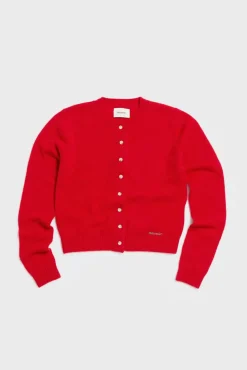 Cashmere Cardigan Red