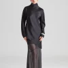 Cedar Flared Skirt Black
