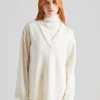 Cedar V Neck Knit Ivory