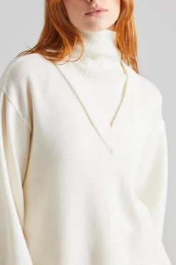 Cedar V Neck Knit Ivory