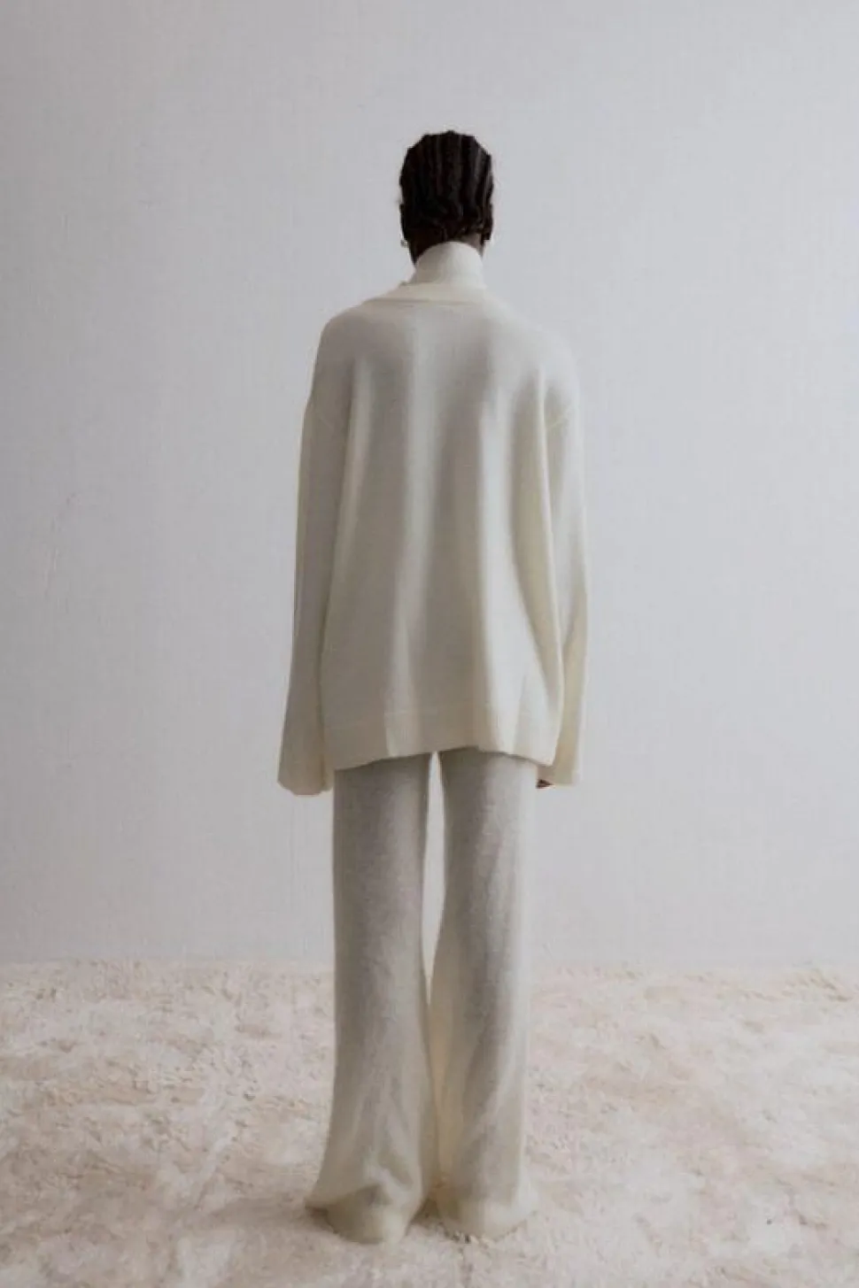 Cedar V Neck Knit Ivory